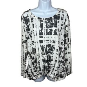 Medium Rose And Olive Beige Grey Tie Dye Pullover Casual Boho